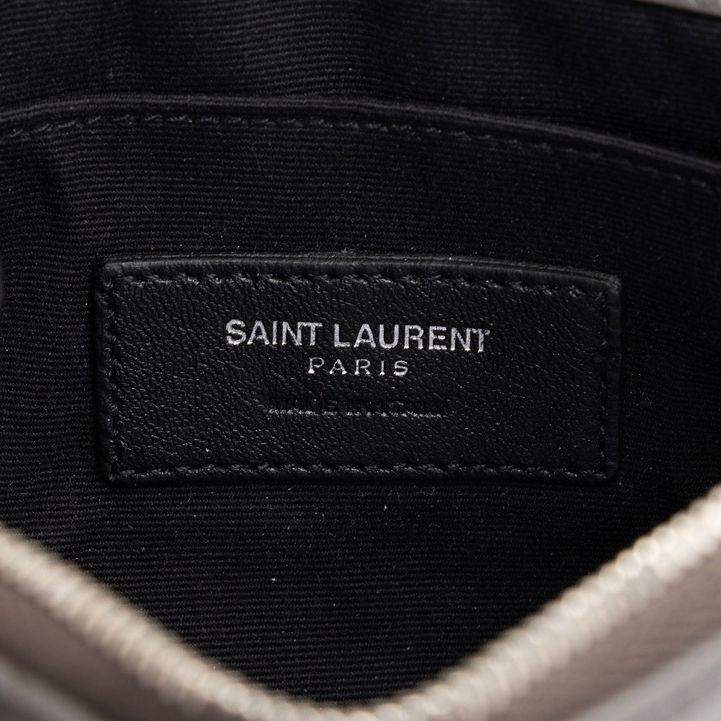 Saint Laurent Matelasse Lambskin Jolie Pouch (SHF-jMIklt)