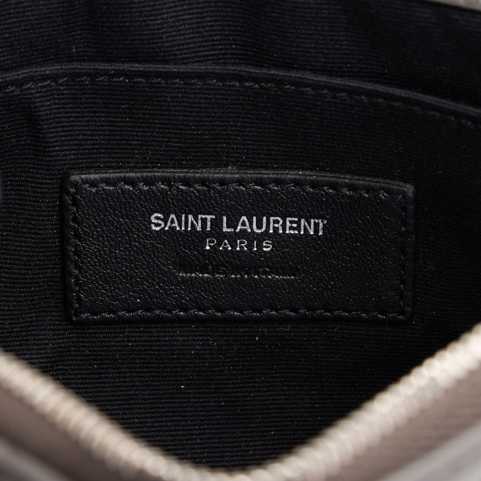 Saint Laurent Matelasse Lambskin Jolie Pouch (SHF-jMIklt)