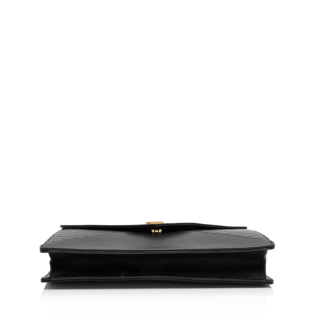 Saint Laurent Lambskin Monogram Gaby Chain Envelope Bag (SHF-23054)