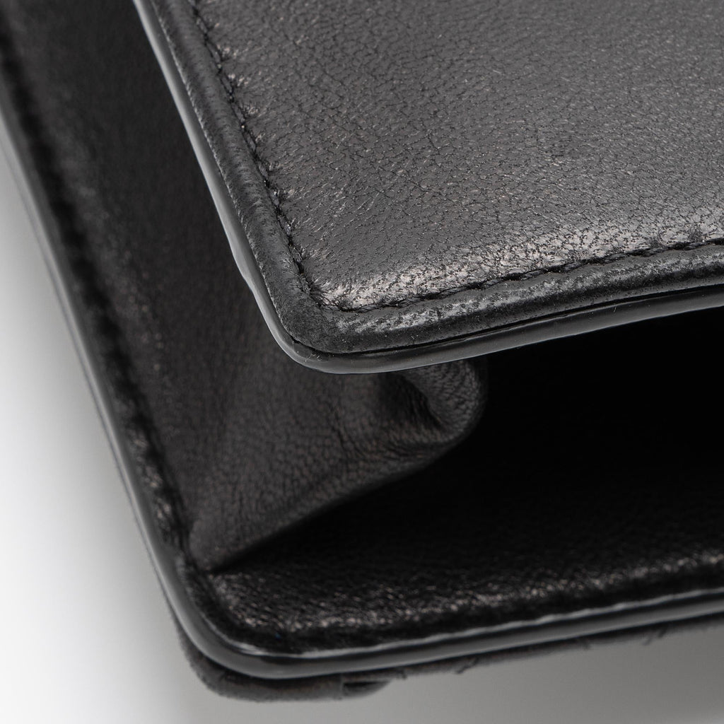 Saint Laurent Lambskin Monogram Gaby Chain Envelope Bag (SHF-23054)