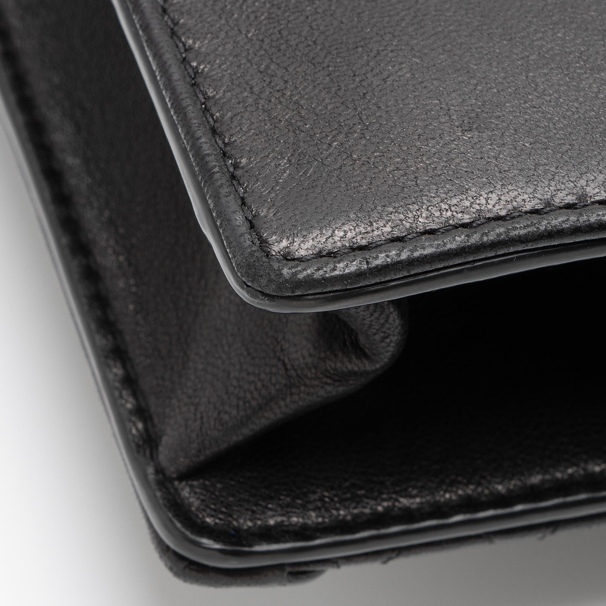 Saint Laurent Lambskin Monogram Gaby Chain Envelope Bag (SHF-23054)