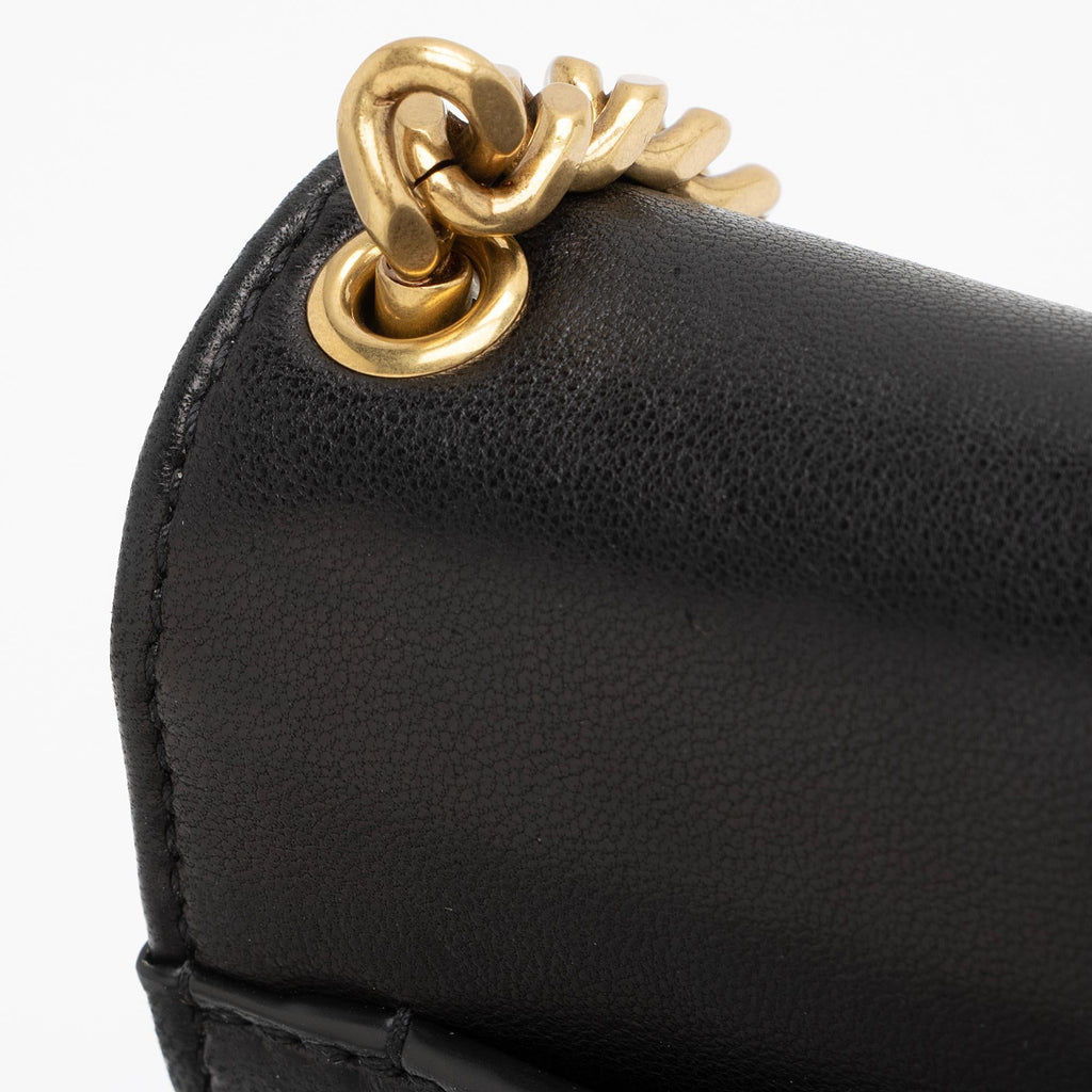 Saint Laurent Lambskin Monogram Gaby Chain Envelope Bag (SHF-23054)