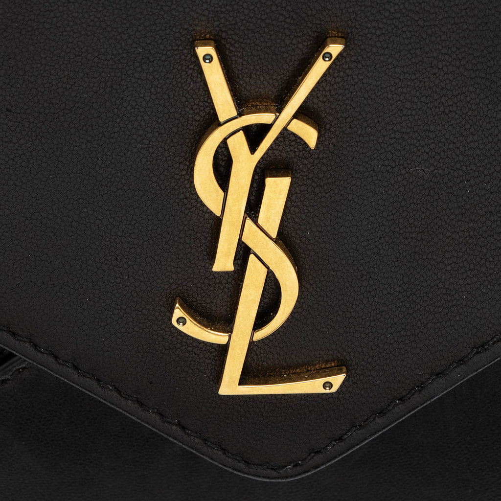 Saint Laurent Lambskin Monogram Gaby Chain Envelope Bag (SHF-23054)