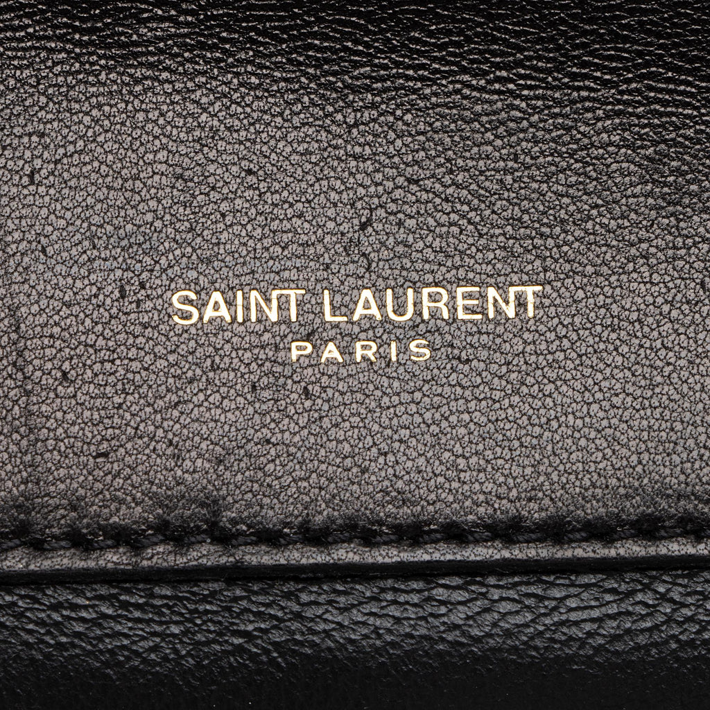 Saint Laurent Lambskin Monogram Gaby Chain Envelope Bag (SHF-23054)