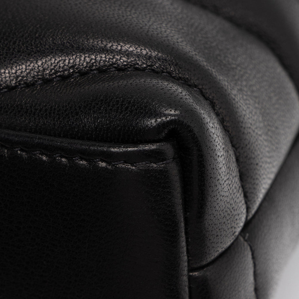 Saint Laurent Lambskin Monogram Puffer LouLou Small Clutch (SHF-mMsAcC)