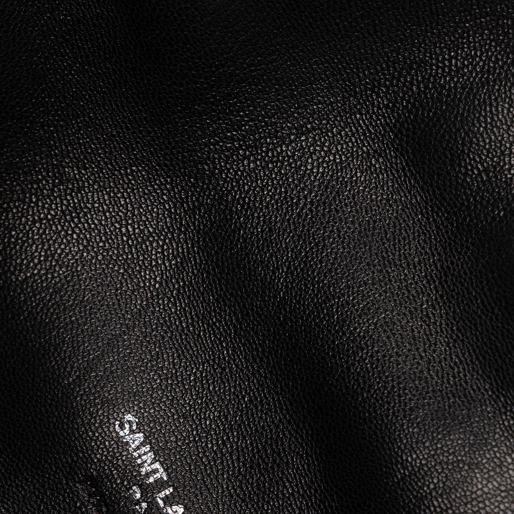 Saint Laurent Lambskin Monogram Puffer LouLou Small Clutch (SHF-mMsAcC)