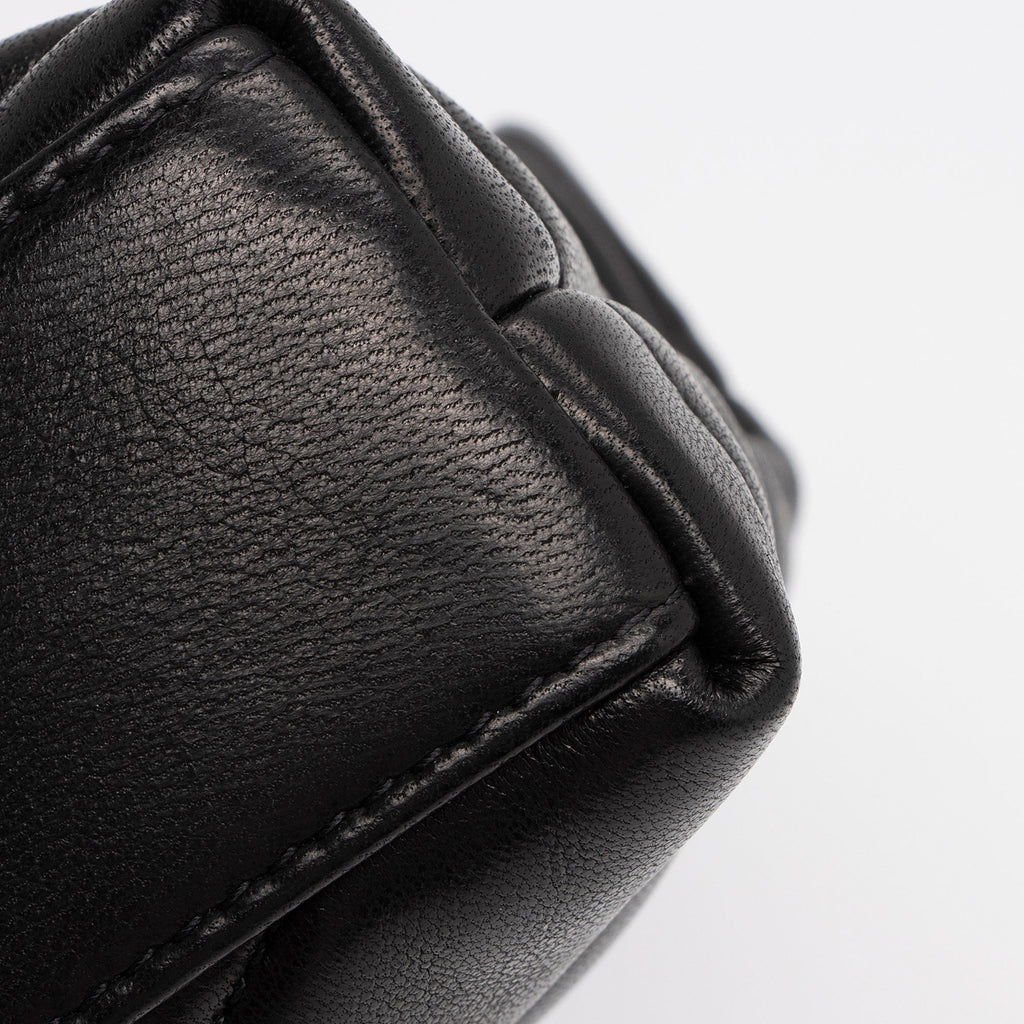 Saint Laurent Lambskin Monogram Puffer LouLou Small Clutch (SHF-mMsAcC)