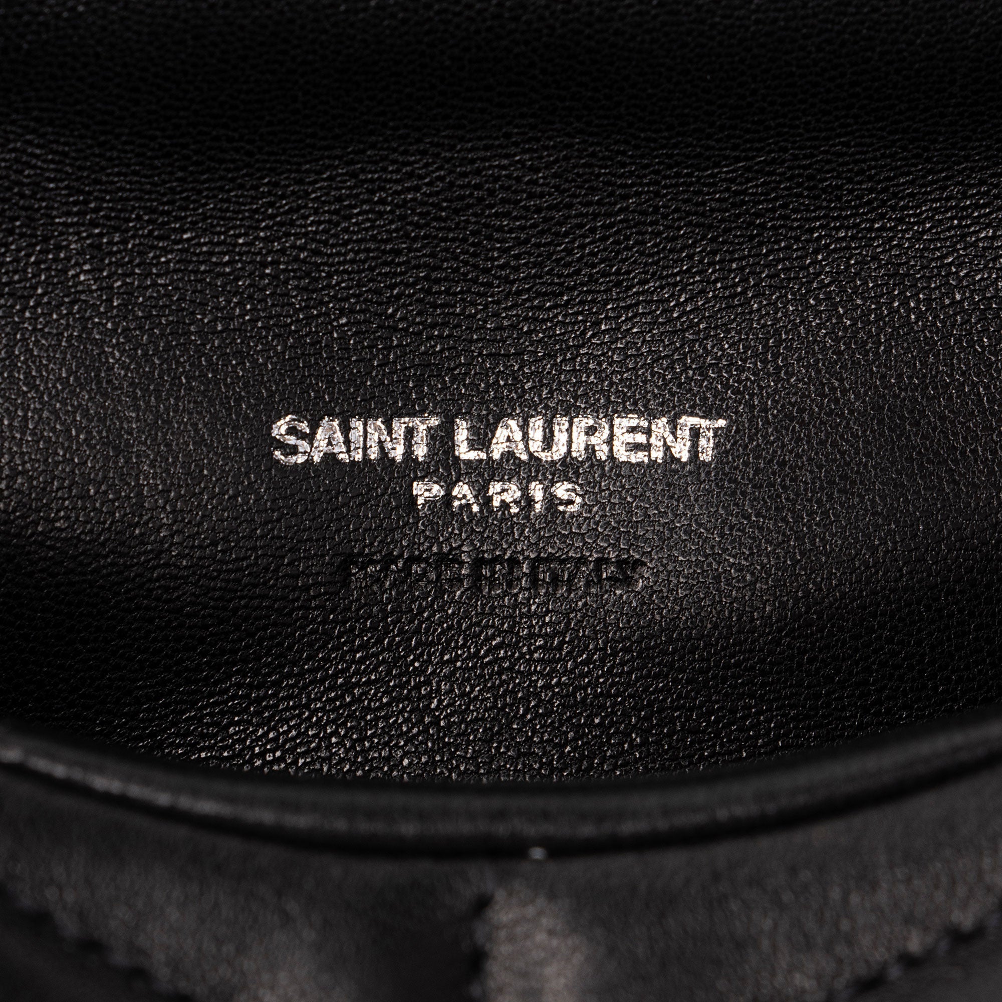 Saint Laurent Lambskin Monogram Puffer LouLou Small Clutch (SHF-mMsAcC)