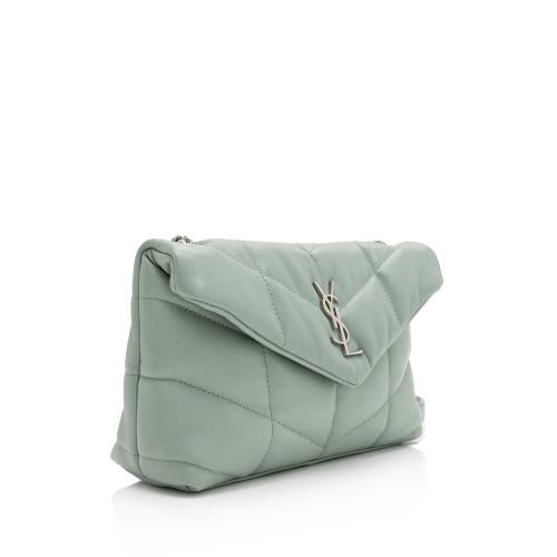 Saint Laurent Lambskin Monogram Puffer LouLou Toy Shoulder Bag (SHF-VHpE1u)