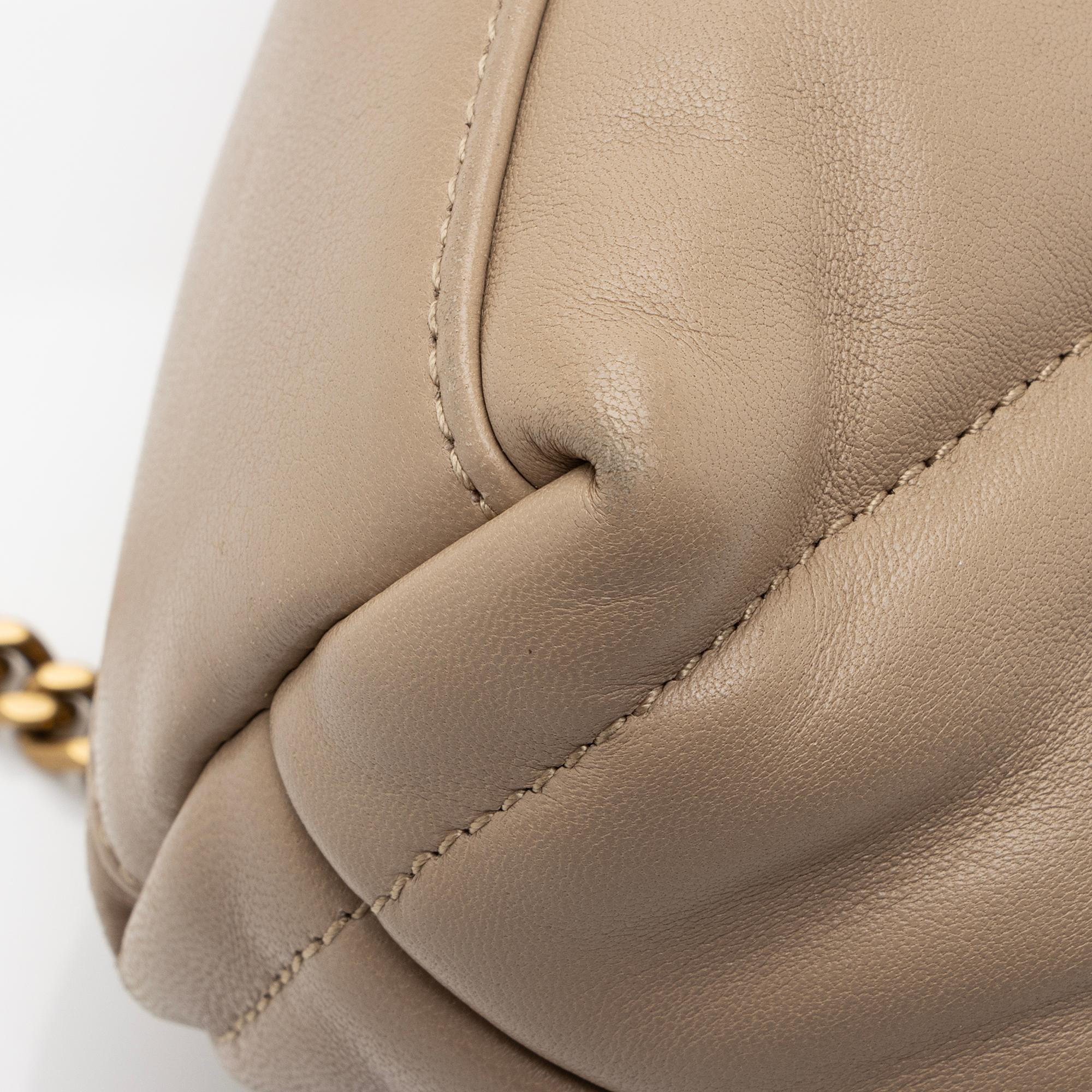 Saint Laurent Lambskin Monogram Puffer LouLou Toy Shoulder Bag (SHF-ZM2eFV)