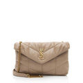 Saint Laurent Lambskin Monogram Puffer LouLou Toy Shoulder Bag (SHF-ZM2eFV)