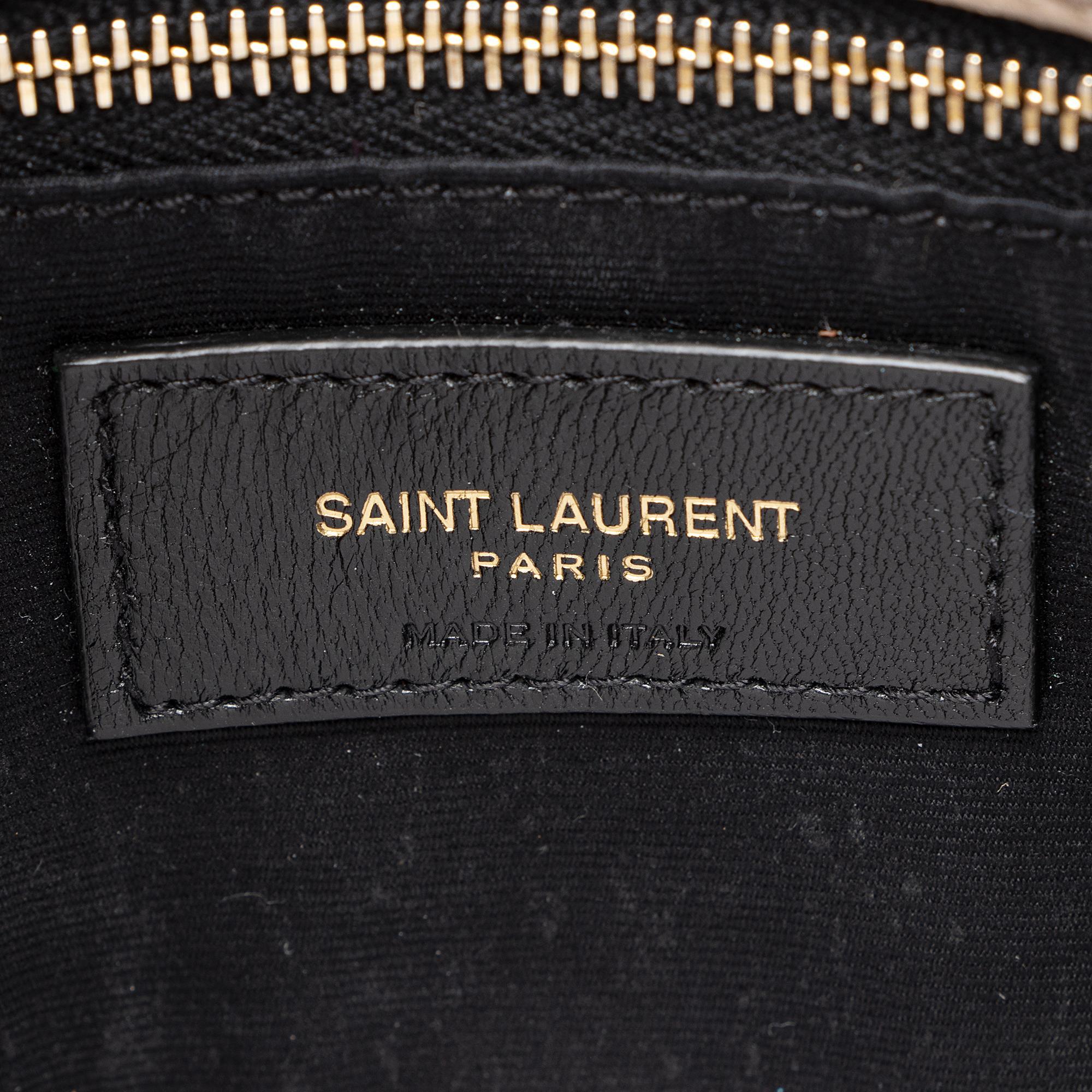 Saint Laurent Lambskin Monogram Puffer LouLou Toy Shoulder Bag (SHF-ZM2eFV)