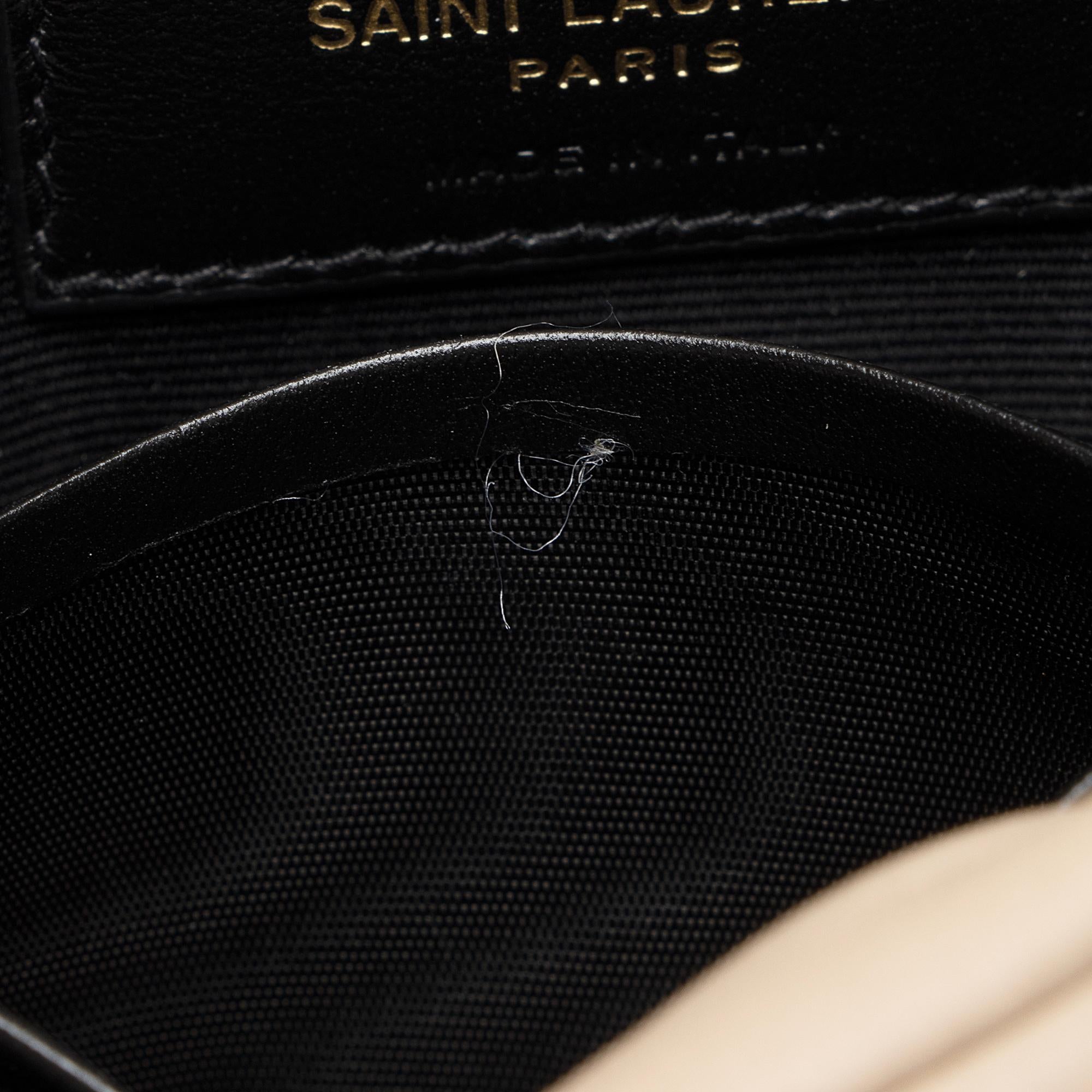 Saint Laurent Lambskin Monogram Puffer LouLou Toy Shoulder Bag (SHF-ijFzie)