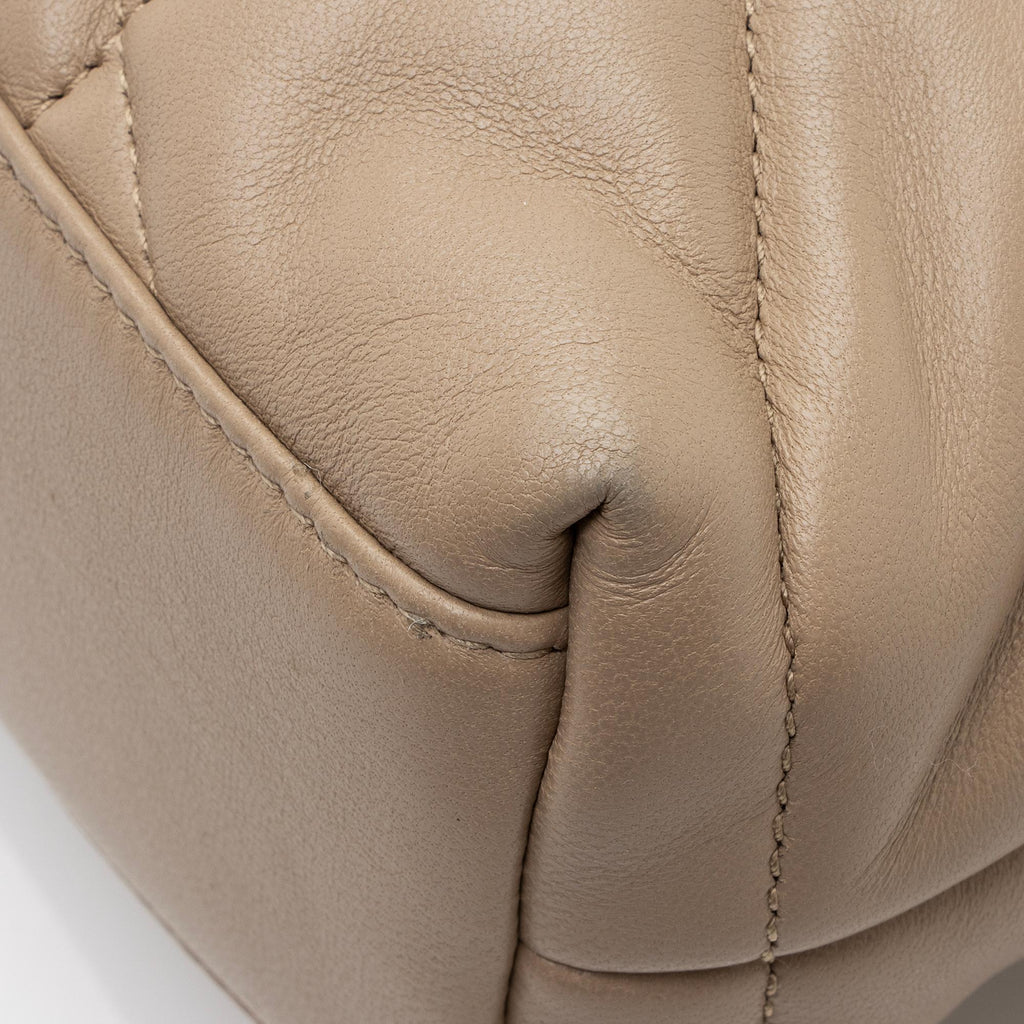 Saint Laurent Lambskin Monogram Puffer LouLou Toy Shoulder Bag (SHF-ijFzie)