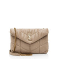Saint Laurent Lambskin Monogram Puffer LouLou Toy Shoulder Bag (SHF-ijFzie)