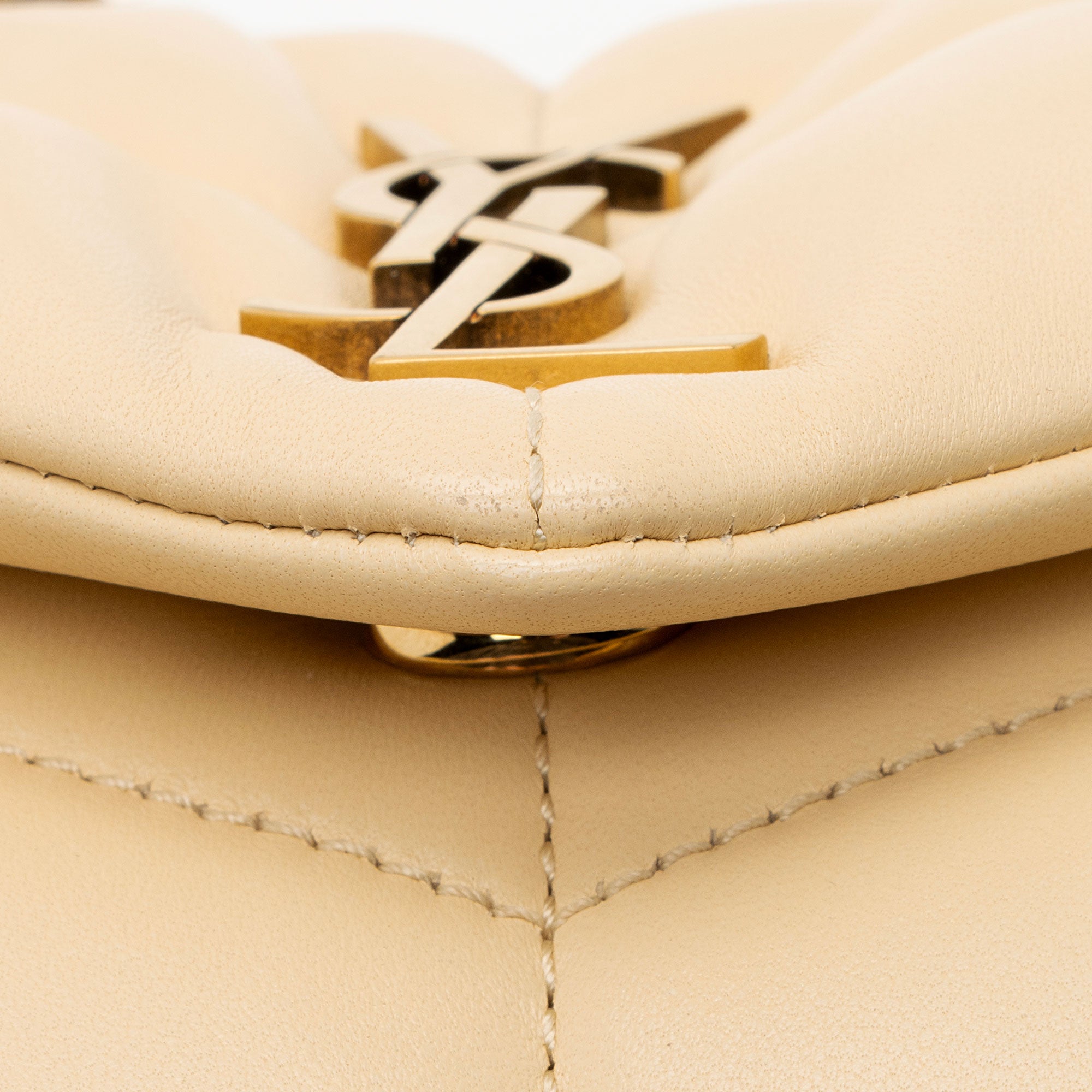 Saint Laurent Lambskin Monogram Puffer LouLou Toy Shoulder Bag (SHF-YtkKdB)
