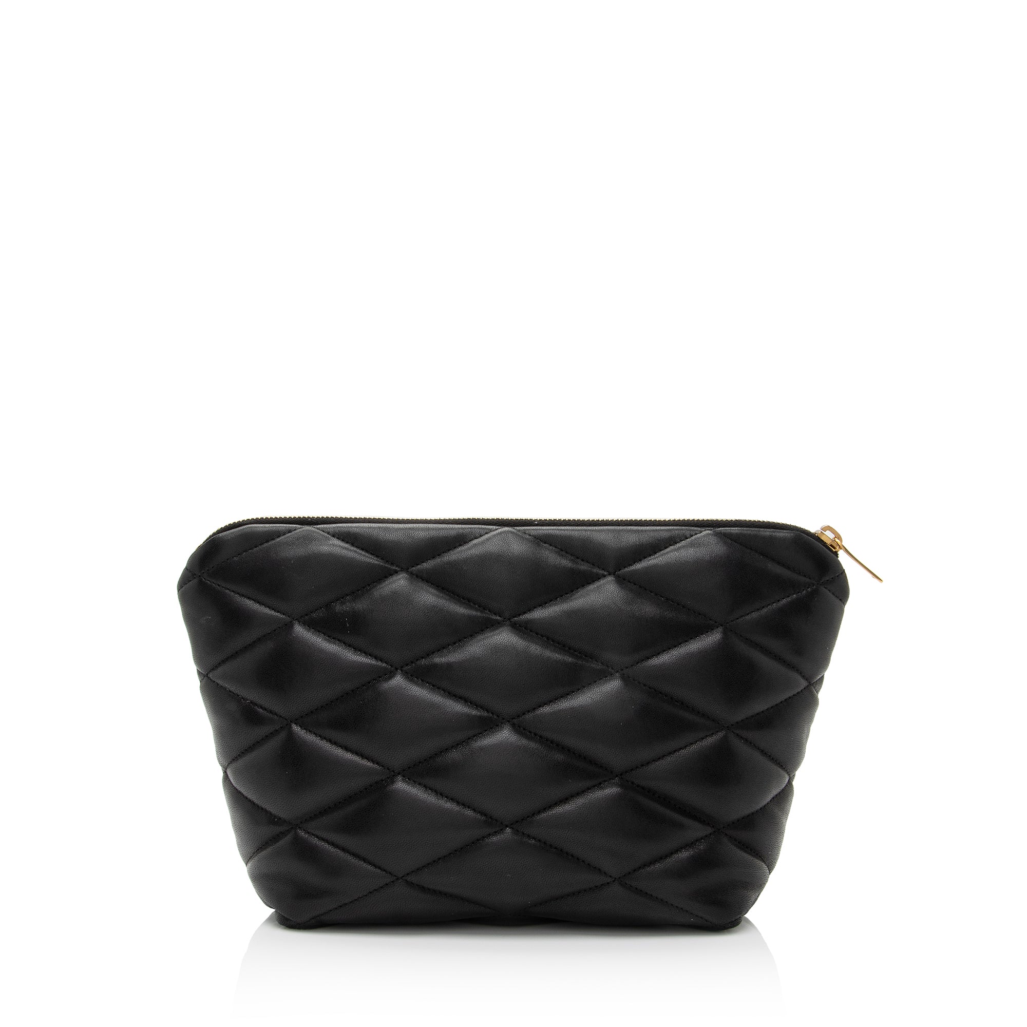 Saint Laurent Lambskin Monogram Sade Pouch (SHF-2kkXSR)