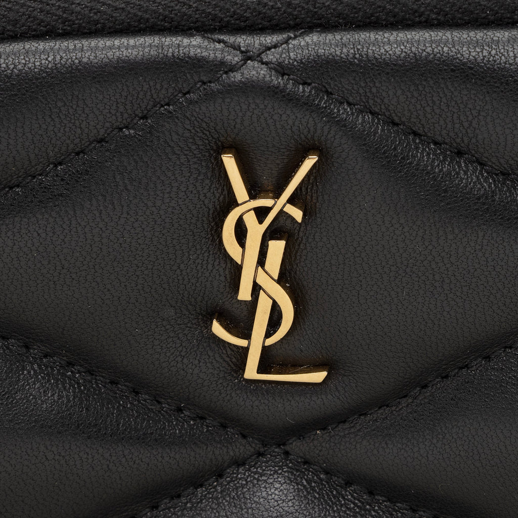 Saint Laurent Lambskin Monogram Sade Pouch (SHF-2kkXSR)