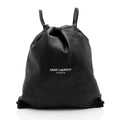 Saint Laurent Lambskin Teddy Drawstring Backpack (SHF-AWdD6b)