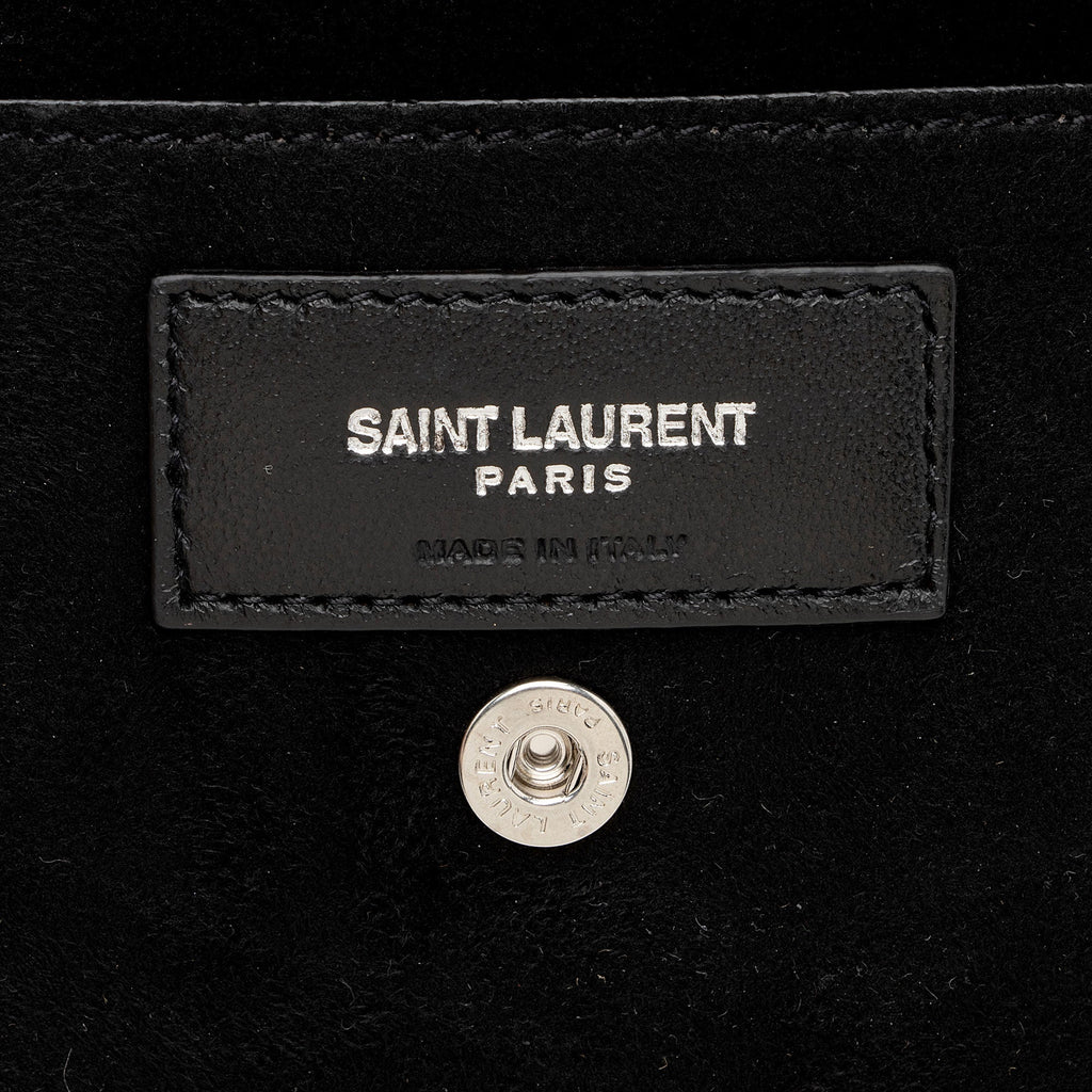 Saint Laurent Lambskin Teddy Drawstring Backpack (SHF-AWdD6b)