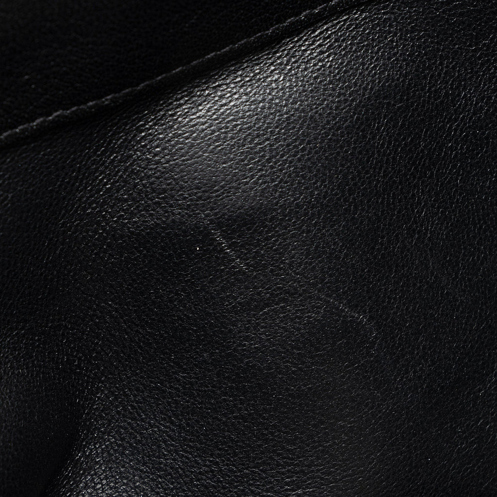Saint Laurent Lambskin Seau Fermoir Bucket Bag (SHF-tr8sJF)