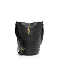 Saint Laurent Lambskin Seau Fermoir Bucket Bag (SHF-tr8sJF)
