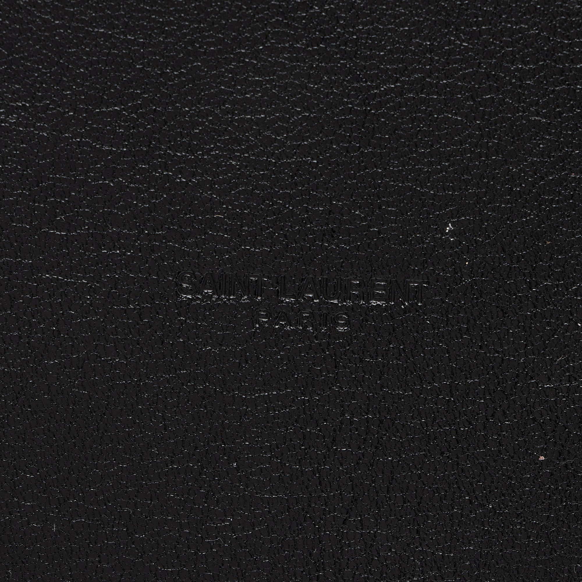 Saint Laurent Lambskin Seau Fermoir Bucket Bag (SHF-tr8sJF)