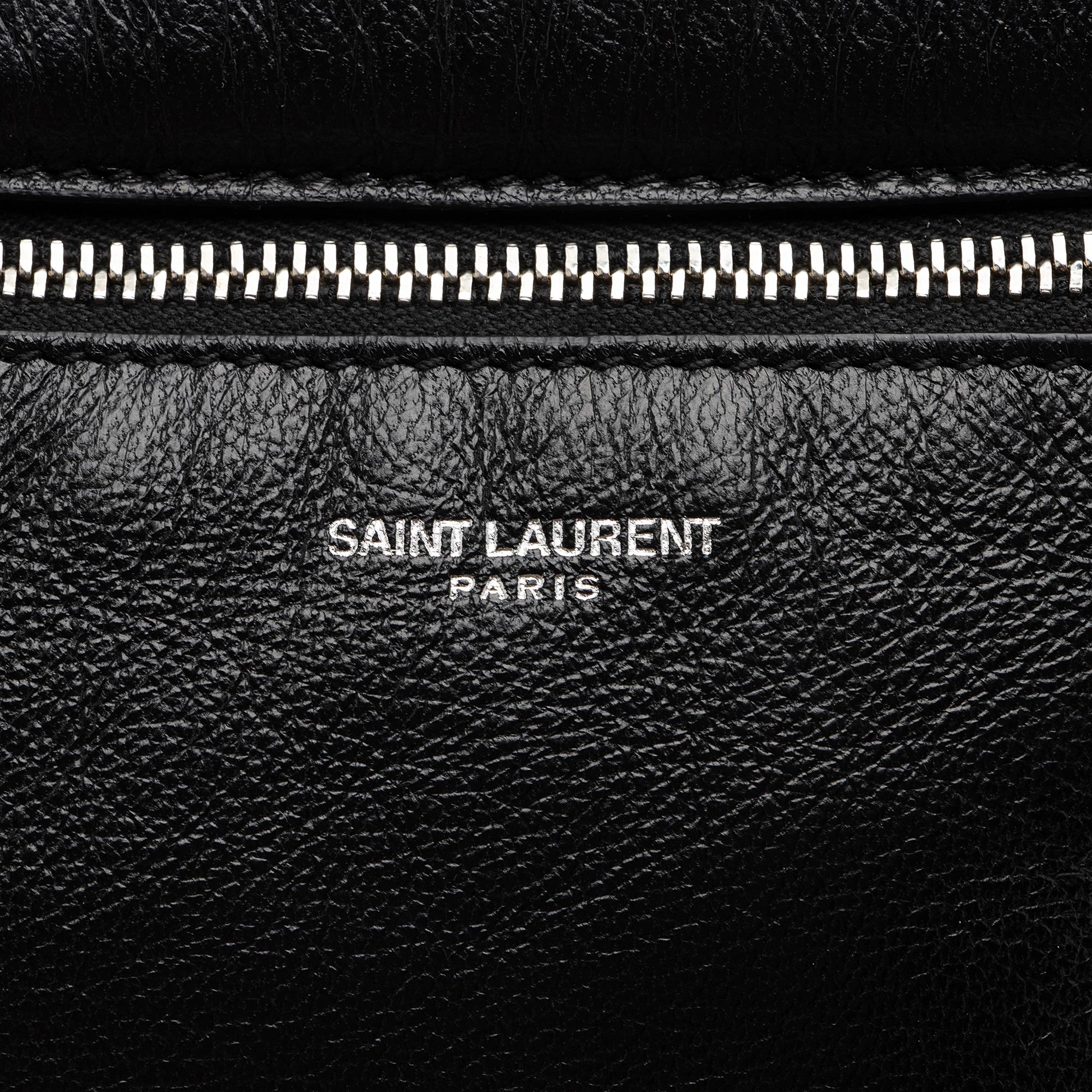 Saint Laurent Lambskin Sid Flat Crossbody Bag (SHF-PDqg2e)