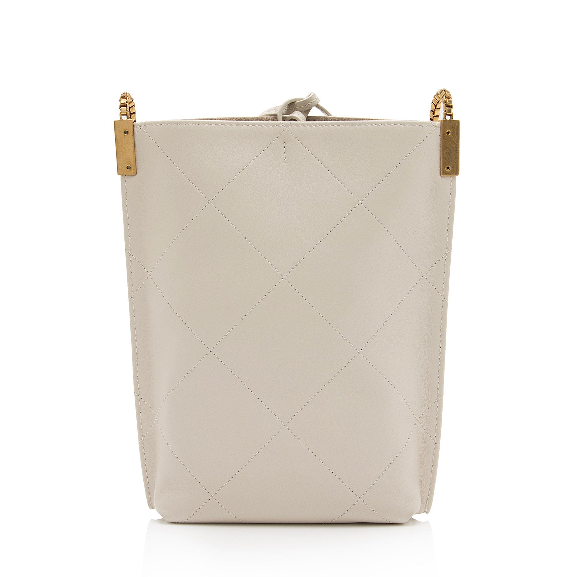 Saint Laurent Lambskin Suzanne Mini Hobo (SHF-35zMGT)