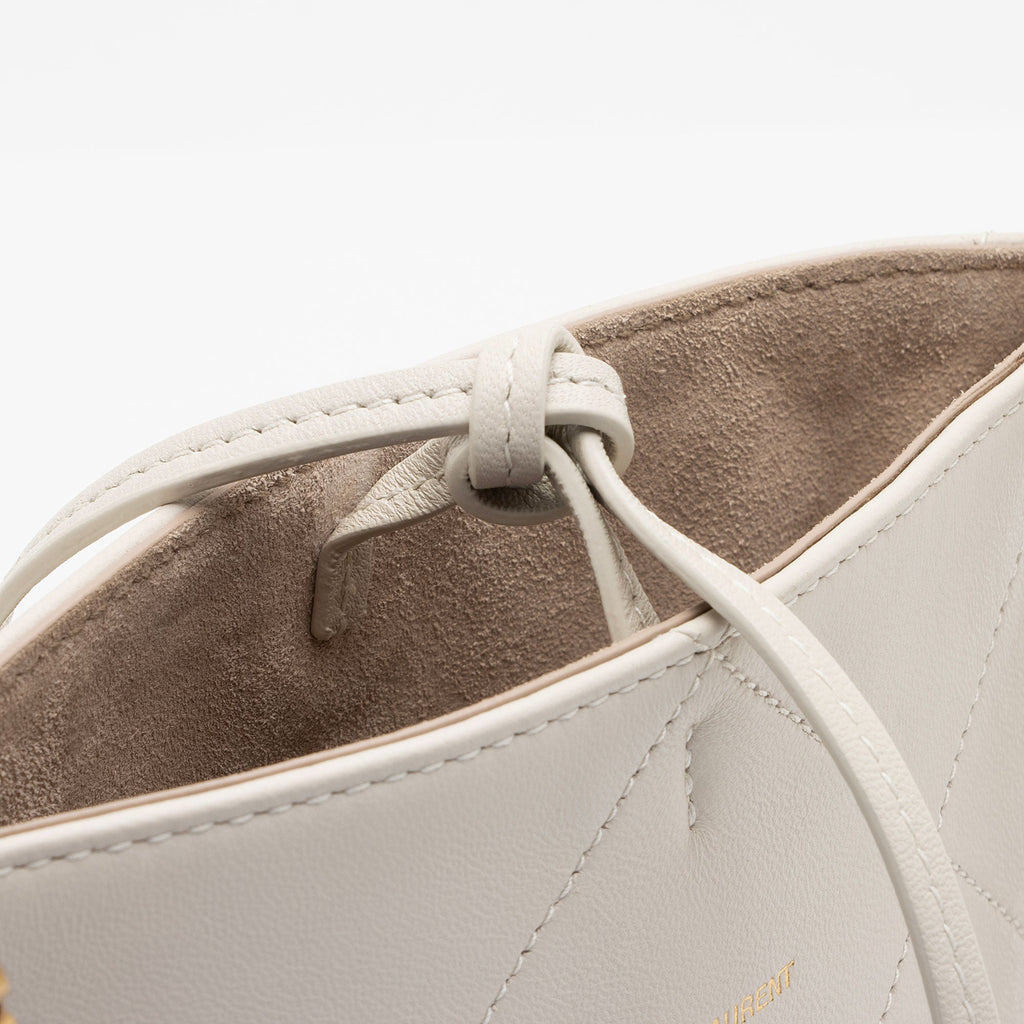 Saint Laurent Lambskin Suzanne Mini Hobo (SHF-35zMGT)