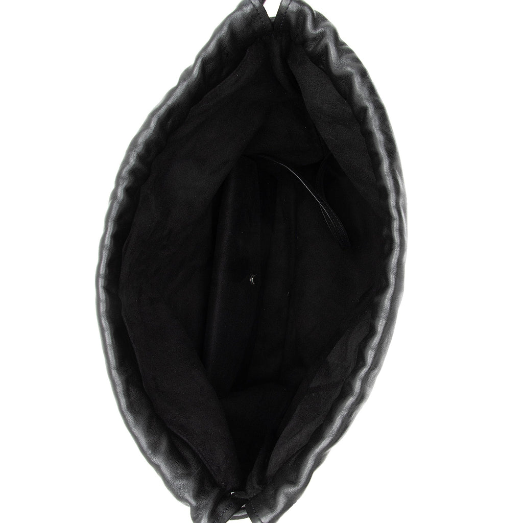 Saint Laurent Lambskin Teddy Drawstring Backpack (SHF-t2PP0a)