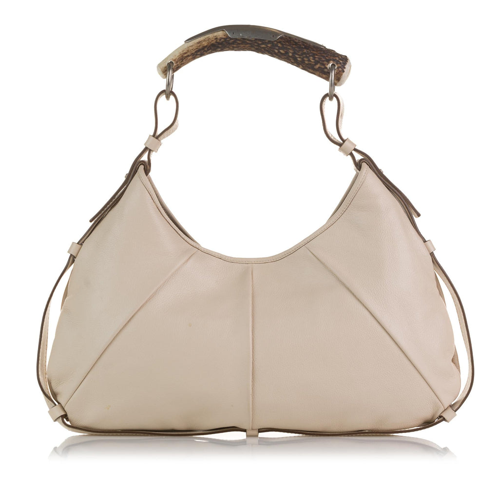 Saint Laurent Large Mombasa Horn Hobo (SHG-AODF4E)