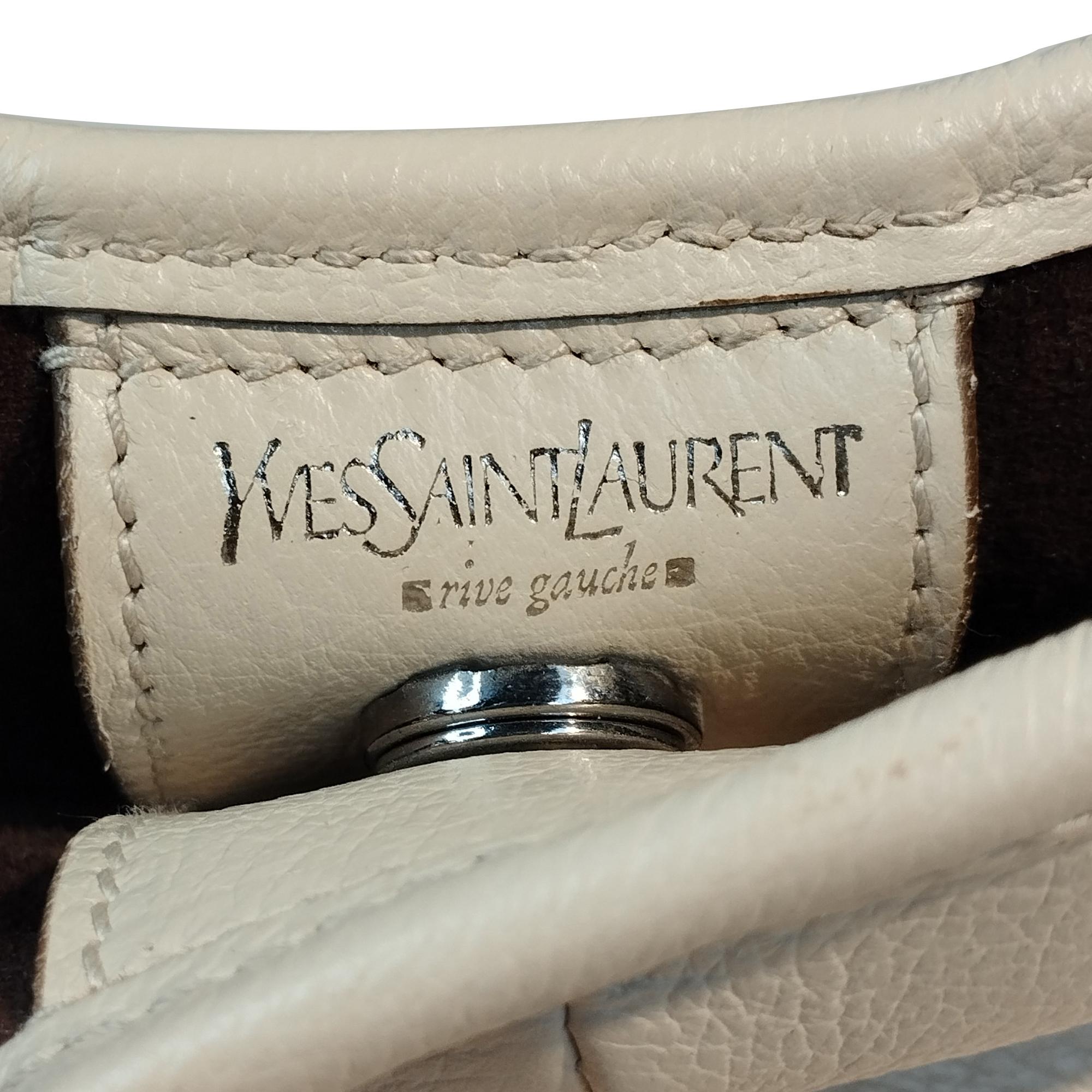 Saint Laurent Large Mombasa Horn Hobo (SHG-AODF4E)