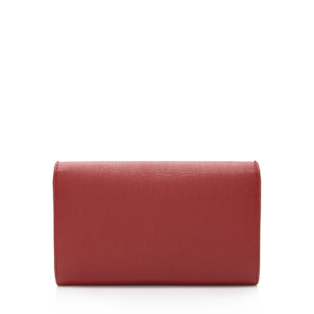 Saint Laurent Leather Belle de Jour Chain Wallet (SHF-IinJeF)