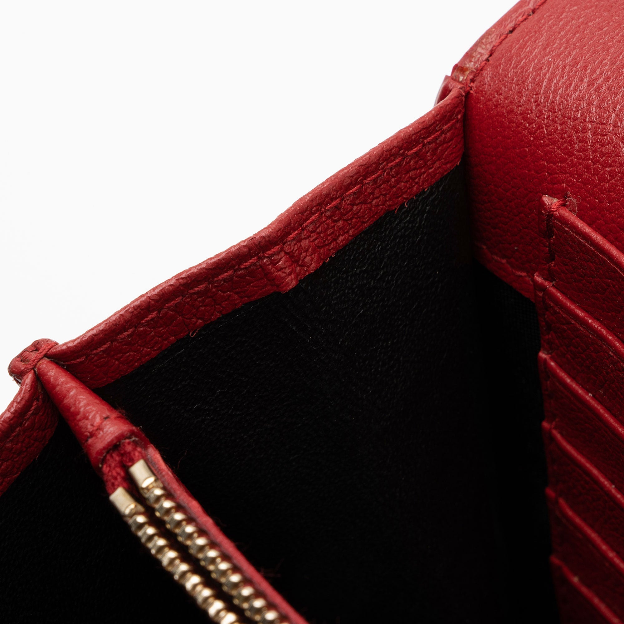 Saint Laurent Leather Belle de Jour Chain Wallet (SHF-IinJeF)