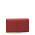 Saint Laurent Leather Belle de Jour Chain Wallet (SHF-IinJeF)