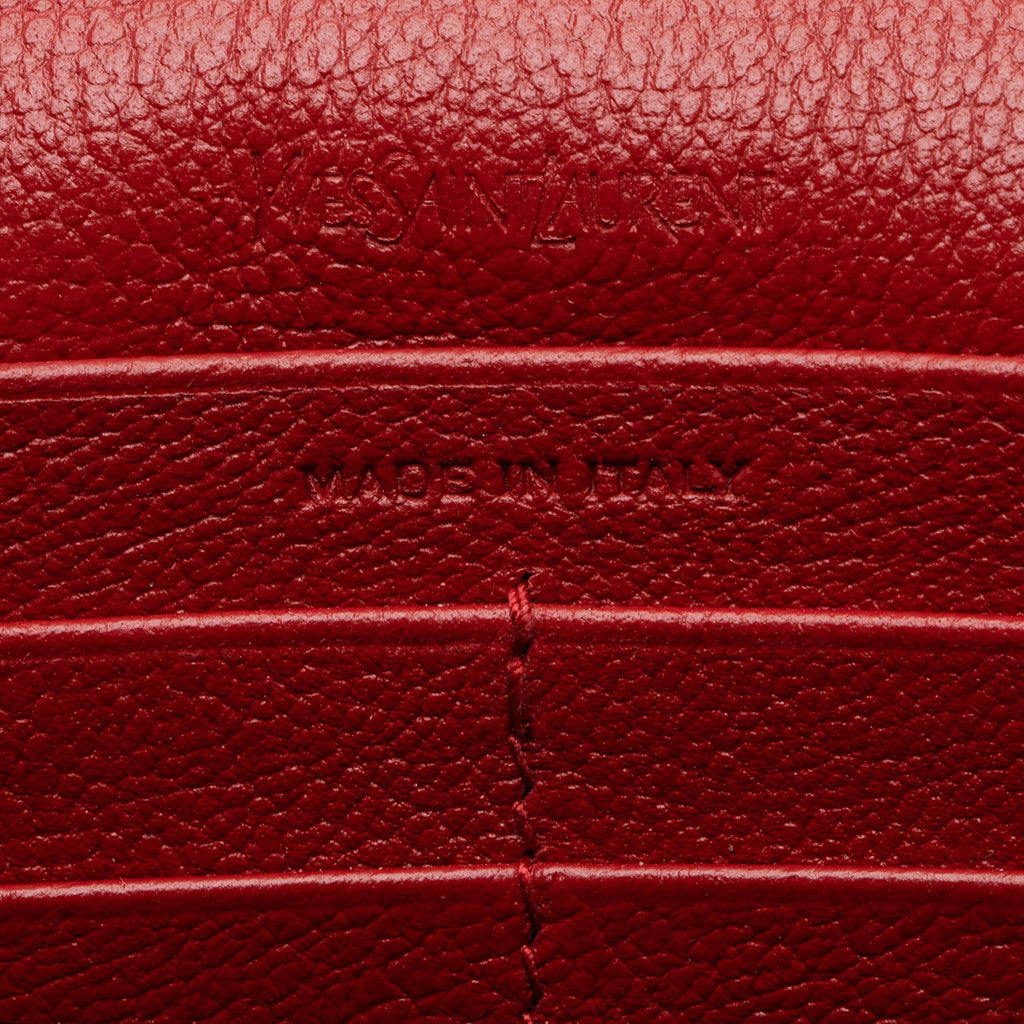 Saint Laurent Leather Belle de Jour Chain Wallet (SHF-IinJeF)