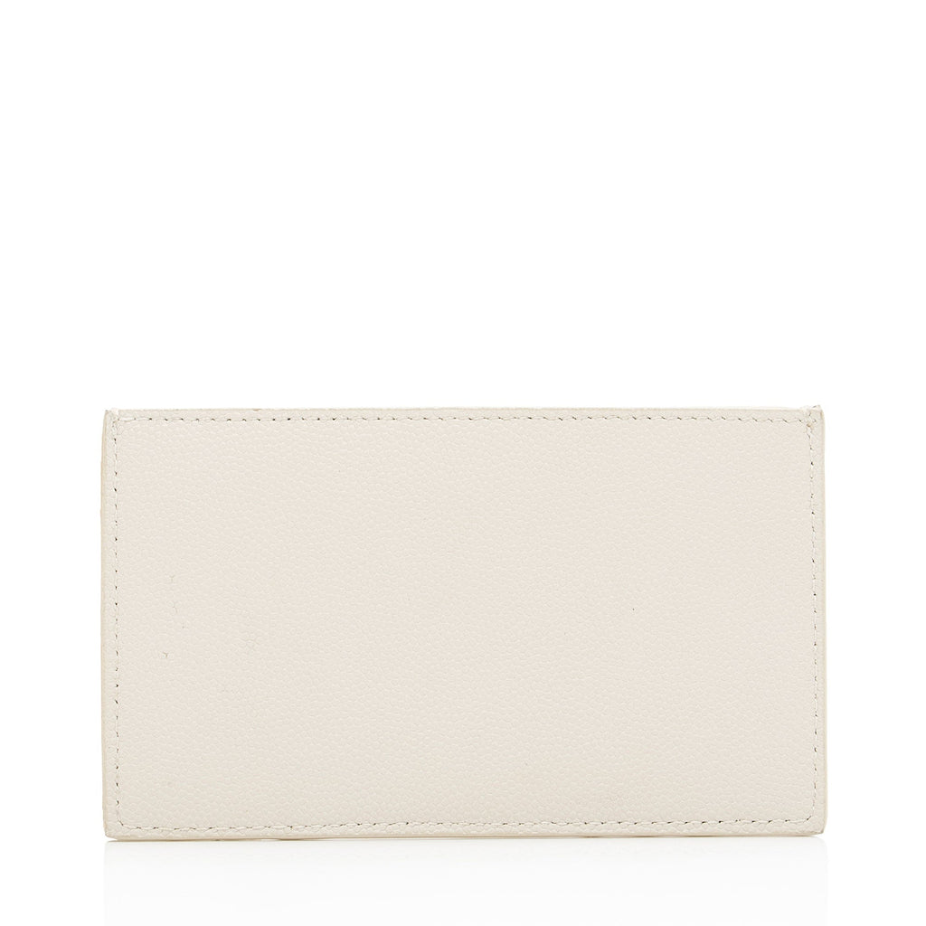 Saint Laurent Leather Card Case Insert (SHF-aXb1dr)