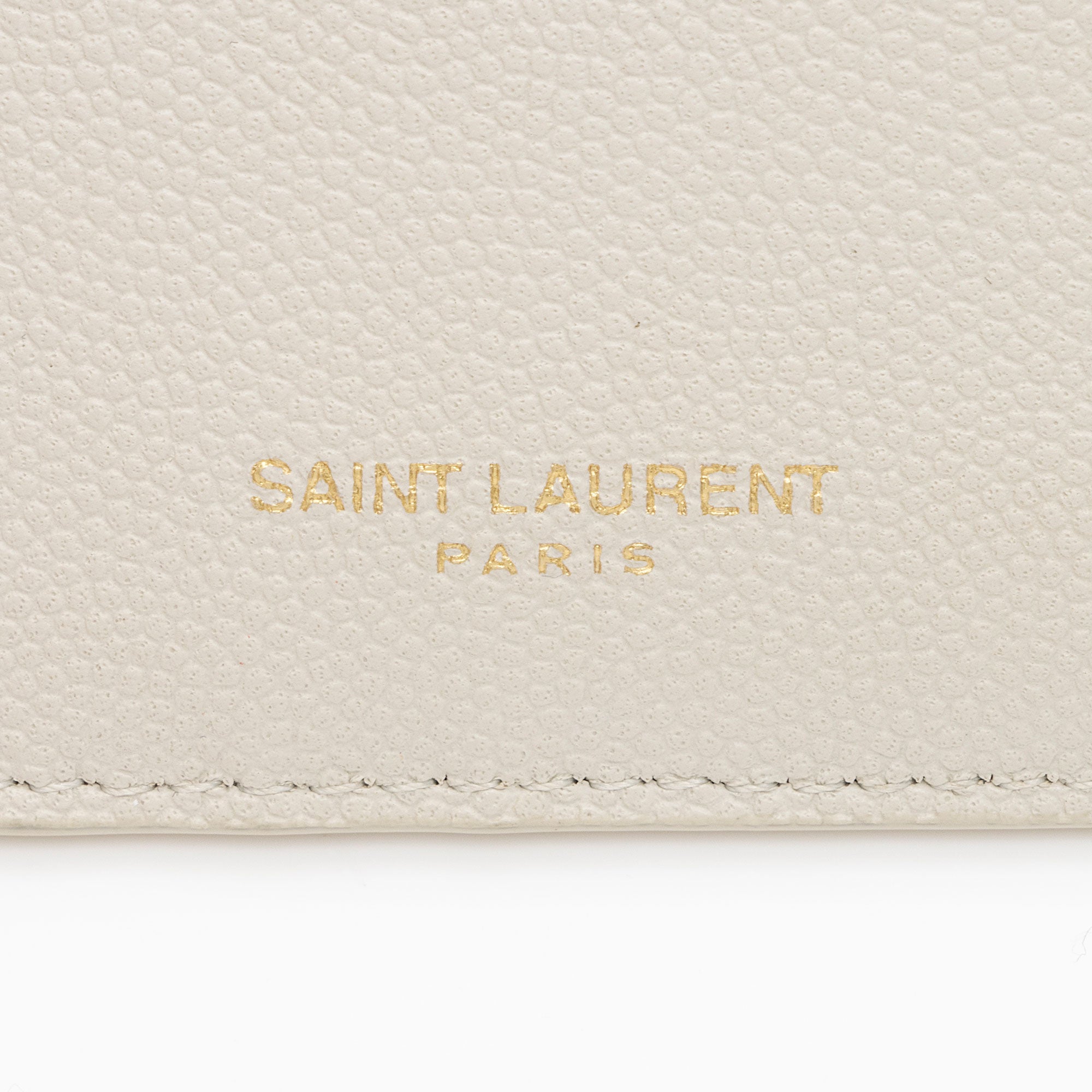 Saint Laurent Leather Card Case Insert (SHF-aXb1dr)