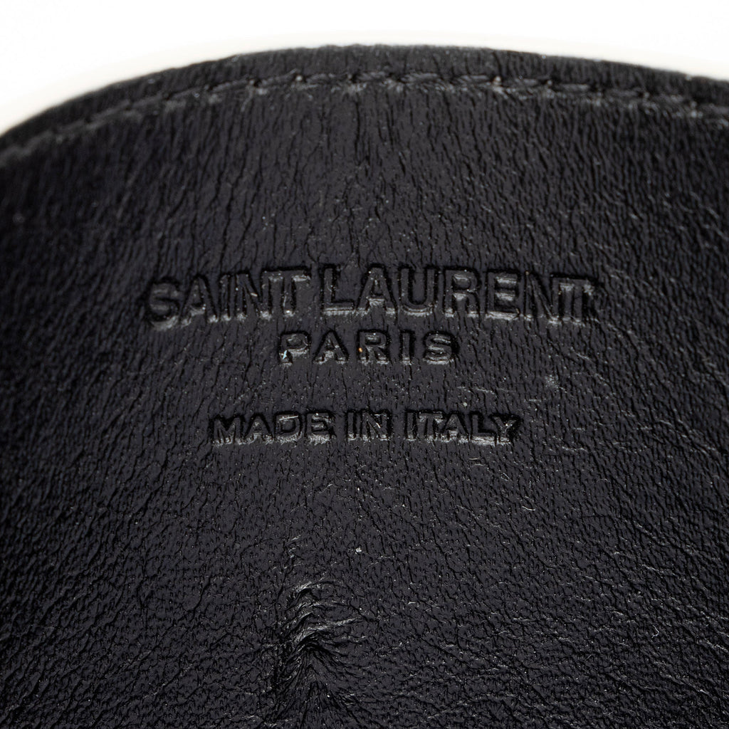 Saint Laurent Leather Card Case Insert (SHF-aXb1dr)