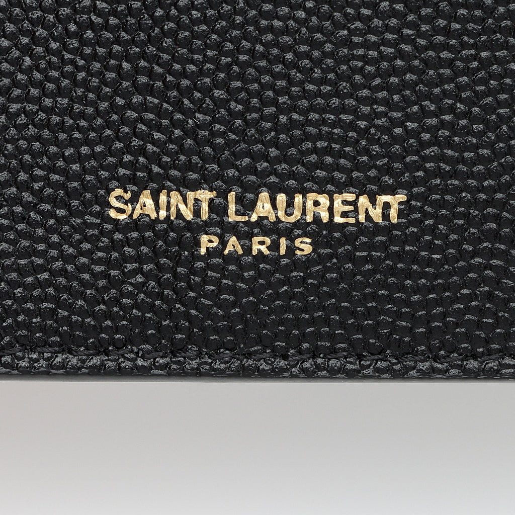 Saint Laurent Leather Card Case Insert (SHF-EI3eXn)