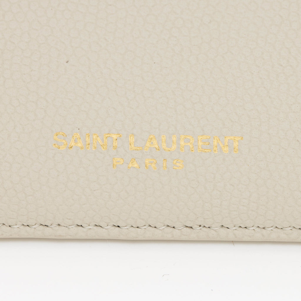 Saint Laurent Leather Card Case Insert (SHF-4Iww7S)