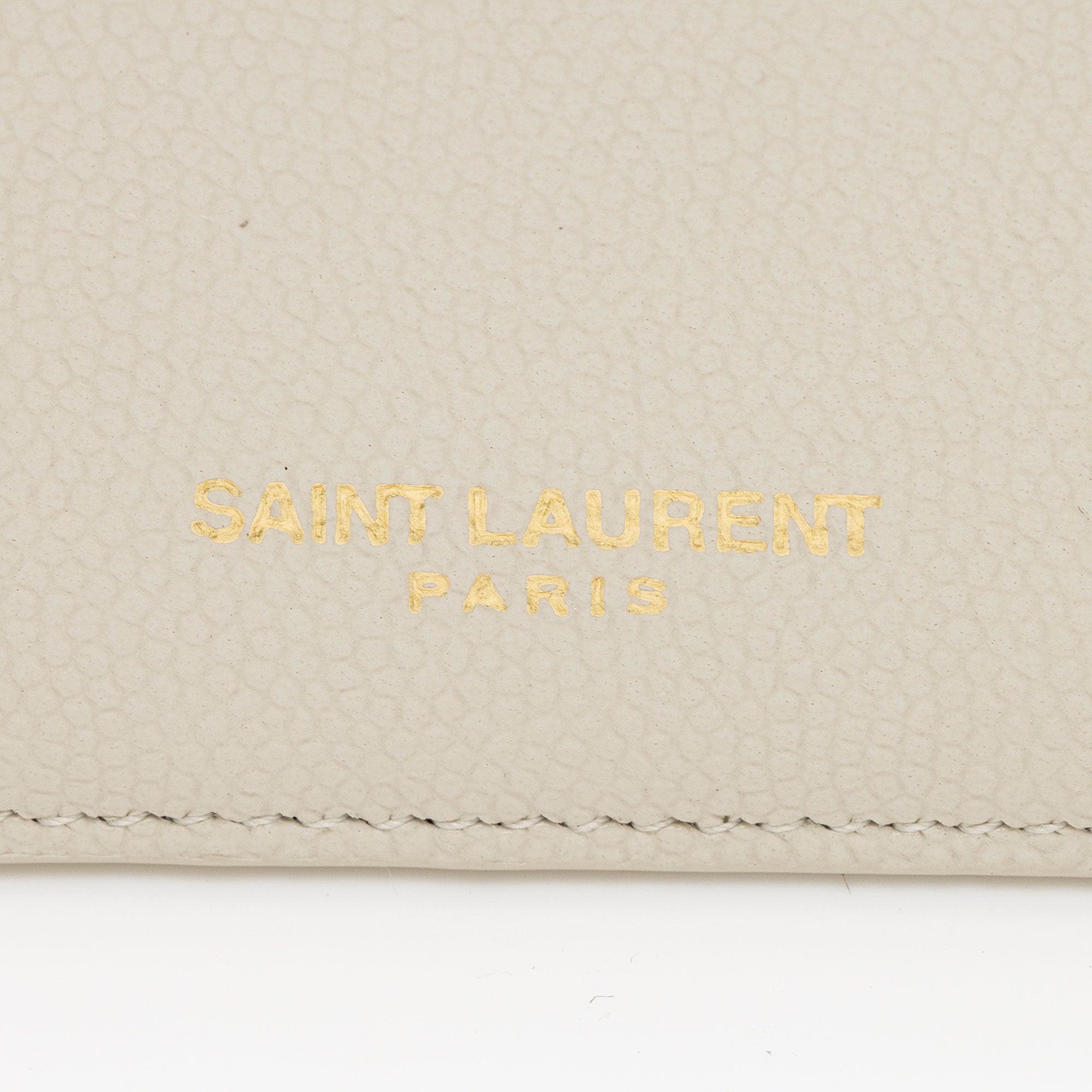 Saint Laurent Leather Card Case Insert (SHF-4Iww7S)