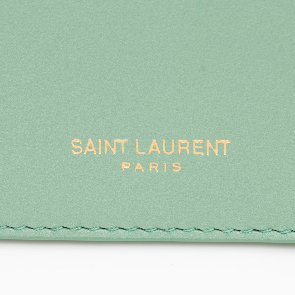 Saint Laurent Leather Card Case (SHF-by2WGN)