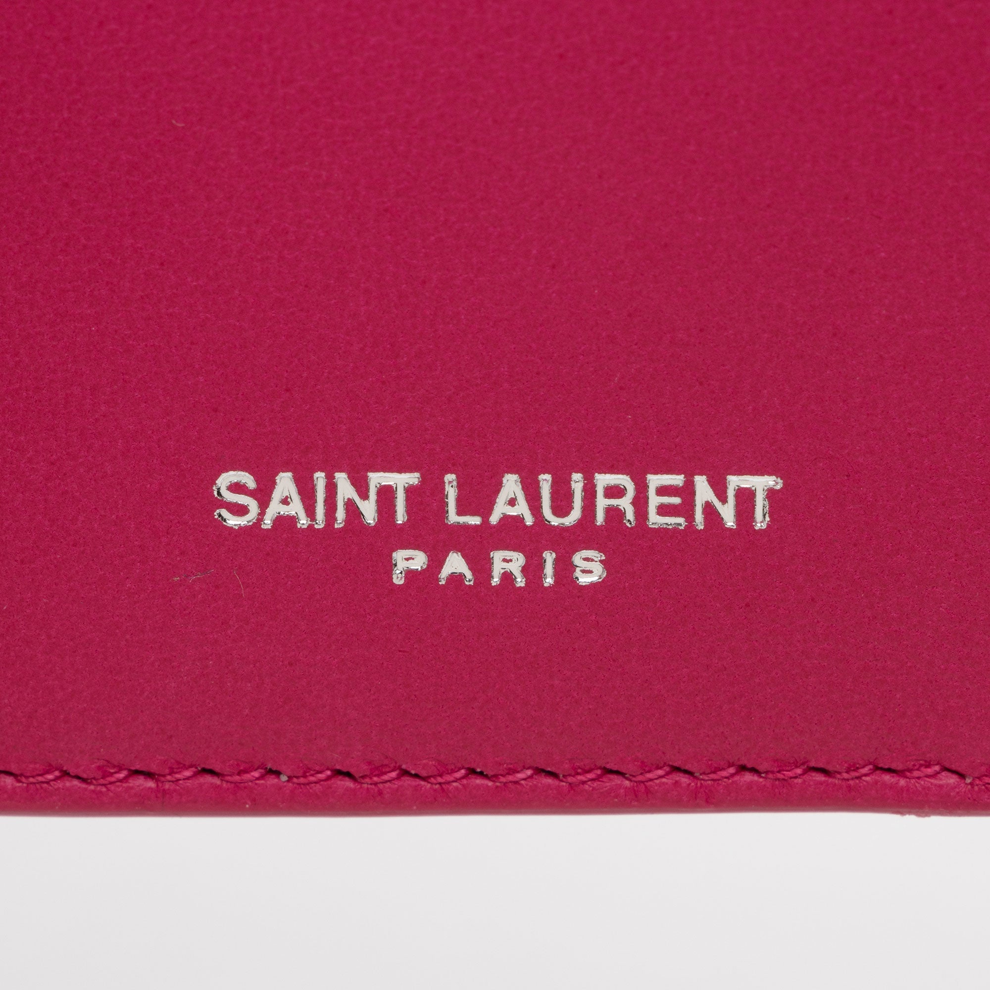 Saint Laurent Leather Card Case (SHF-GLsxeN)
