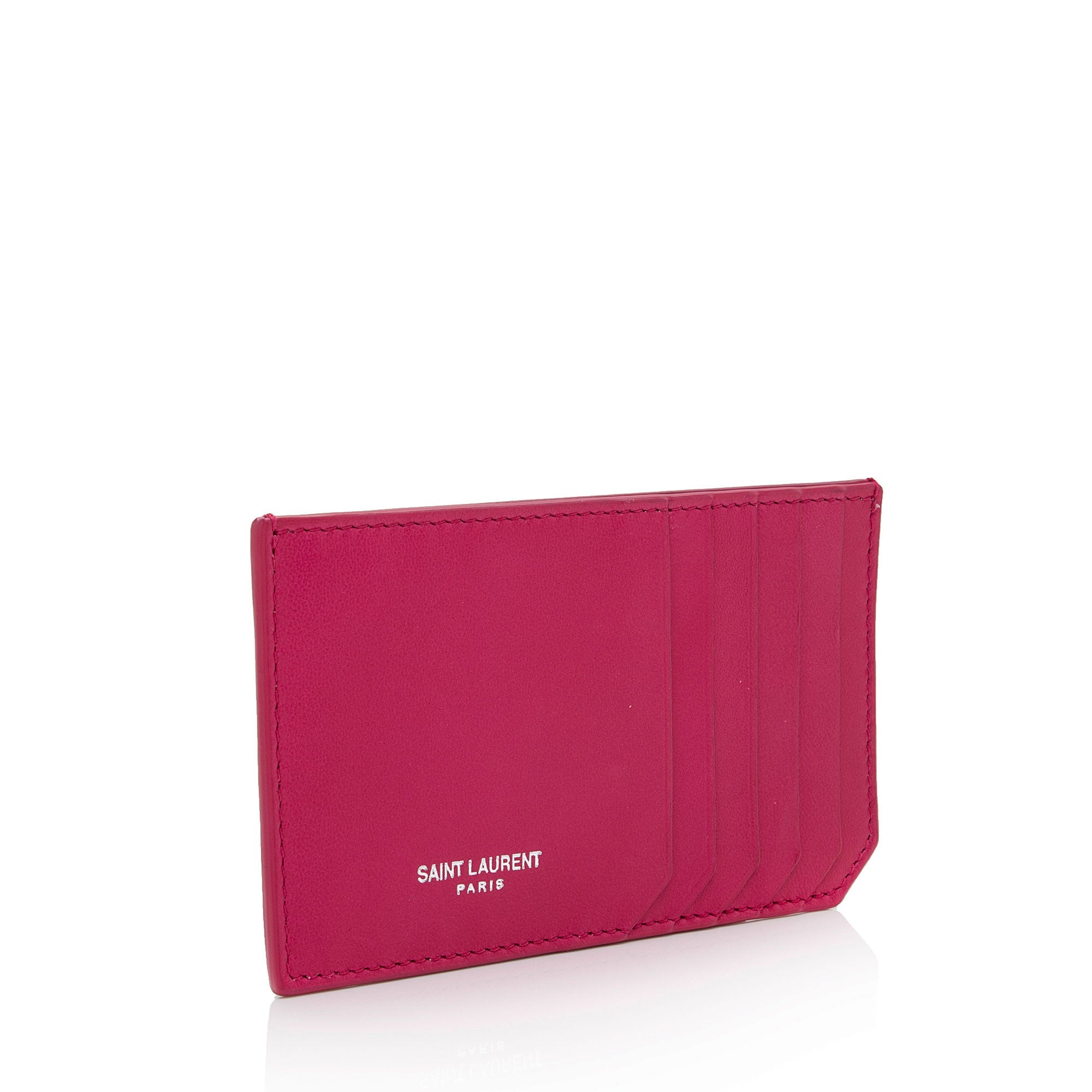 Saint Laurent Leather Card Case (SHF-GLsxeN)