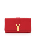 Saint Laurent Leather Chyc Clutch (SHF-iiAzO9)