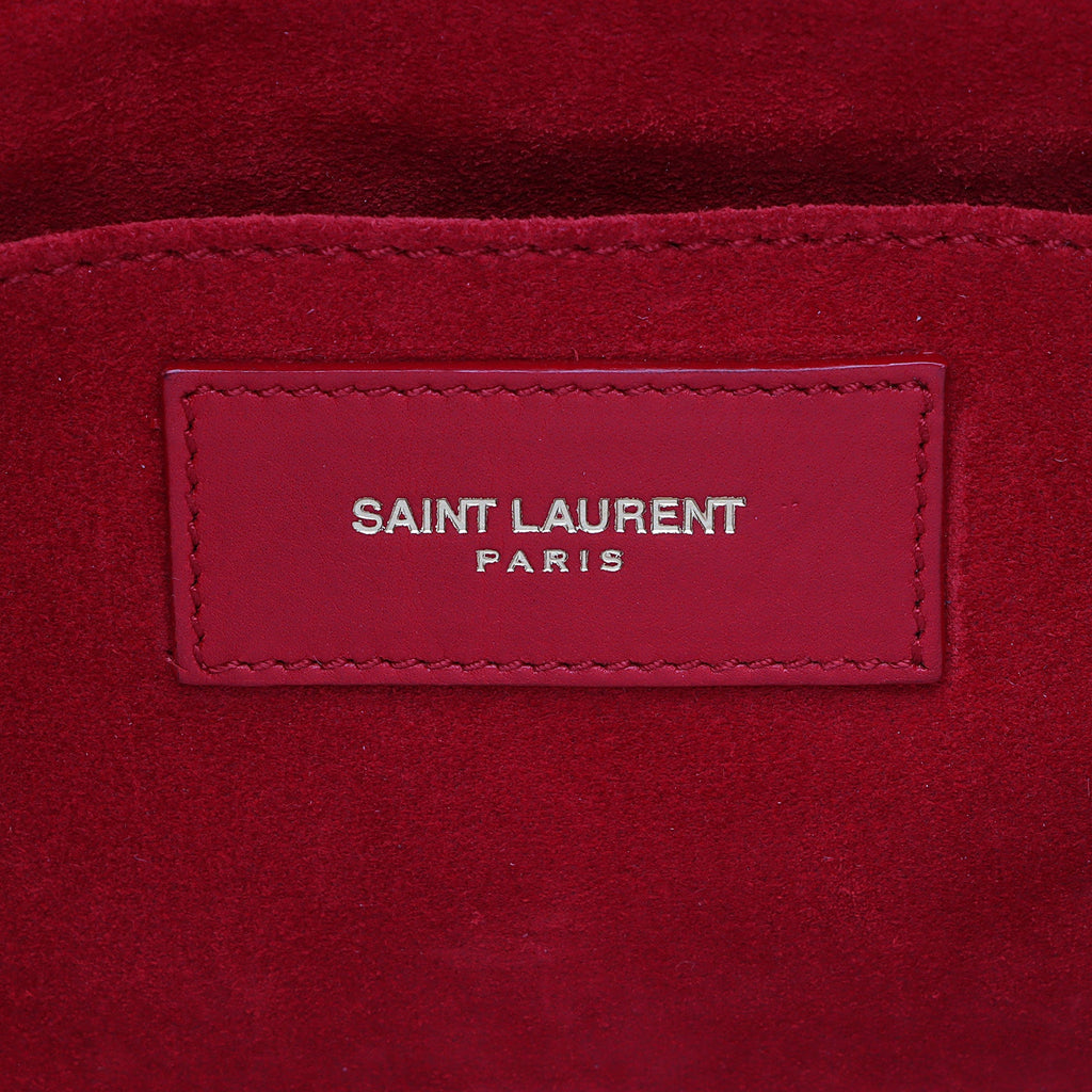 Saint Laurent Leather Chyc Clutch (SHF-iiAzO9)