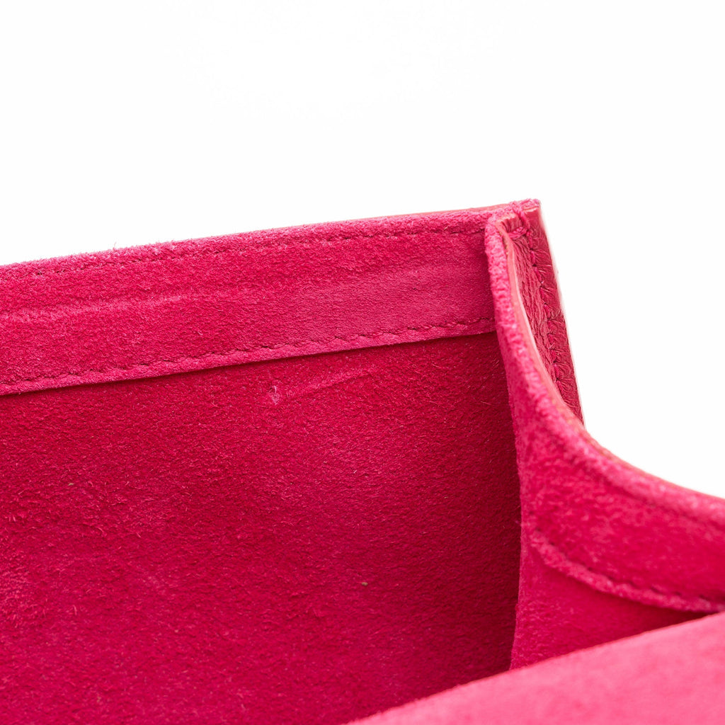 Saint Laurent Leather Chyc Clutch (SHF-SxL9j2)