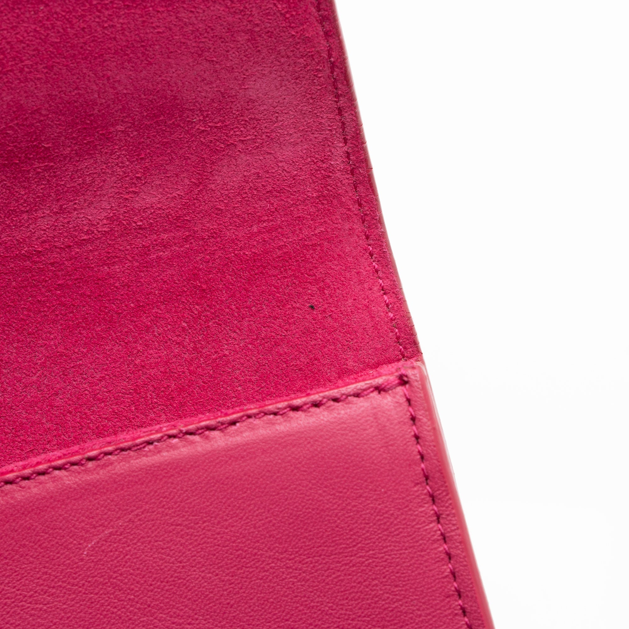Saint Laurent Leather Chyc Clutch (SHF-SxL9j2)